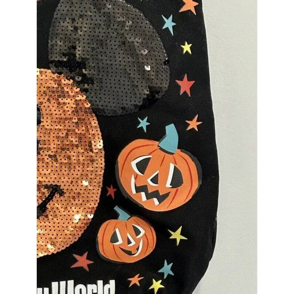 Disney Parks Walt Disney World Canvas Tote Bag Halloween Pumpkin Mickey Mouse